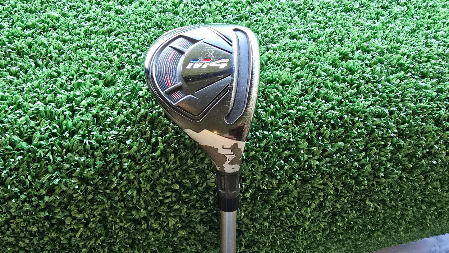 TaylorMade M4 Hybrid – 21° (4H)Pre-Owned – Regular Flex – Good Condition + Headcover