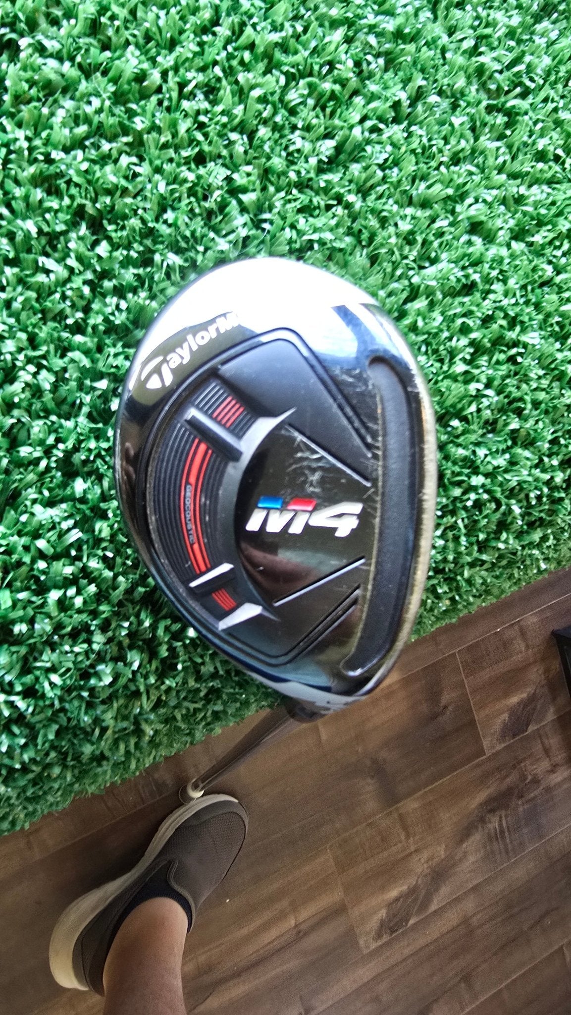 TaylorMade M4 Hybrid – 21° (4H)Pre-Owned – Regular Flex – Good Condition + Headcover