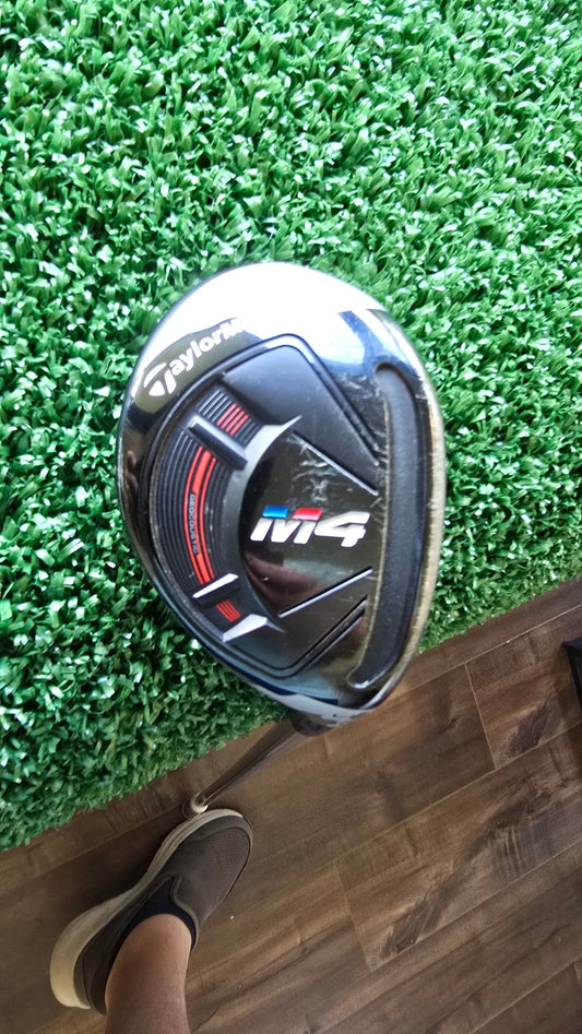 TaylorMade M4 Hybrid – 21° (4H)Pre-Owned – Regular Flex – Good Condition + Headcover